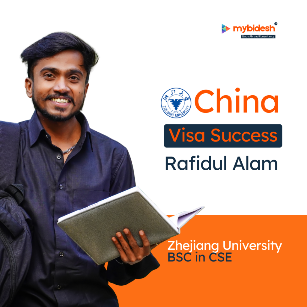 Rafidul Alam - Mybidesh Study Visa Success